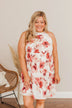 No Filter Needed Floral Mini Dress- Ivory