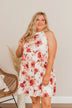 No Filter Needed Floral Mini Dress- Ivory
