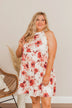 No Filter Needed Floral Mini Dress- Ivory