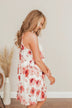 No Filter Needed Floral Mini Dress- Ivory