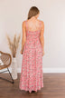 Never Want To Leave Floral Maxi Dress- Pink