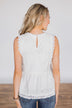 Flirty in Lace Top - White