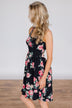 I'm Into You Deep Navy Floral Dress