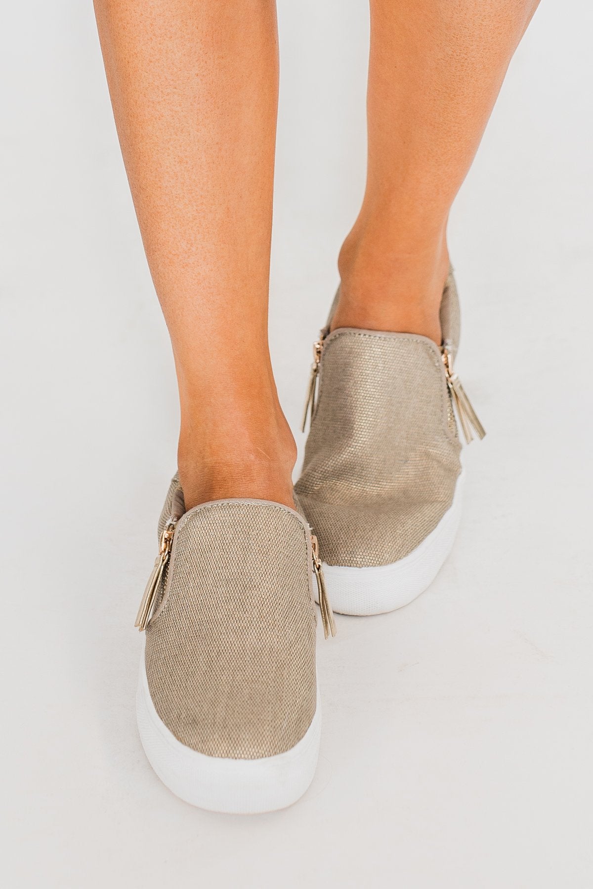 Not Rated Timbre Sneakers- Gold