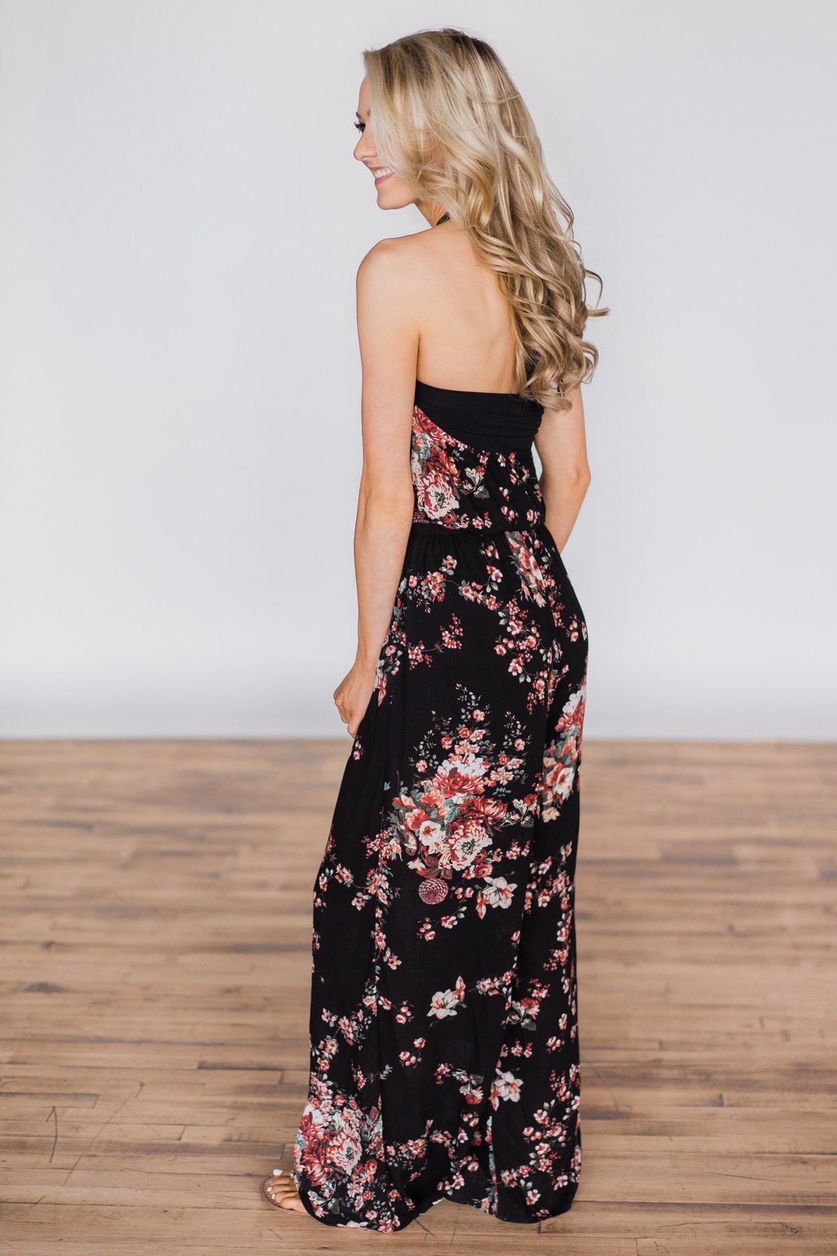 Can't Keep My Eyes Off Of You Floral Jumpsuit