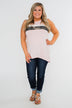 Just A Hint Of Camo Tank Top- Blush