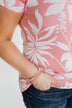 Only Chic Beaded Bracelet Set- Pink & Gold