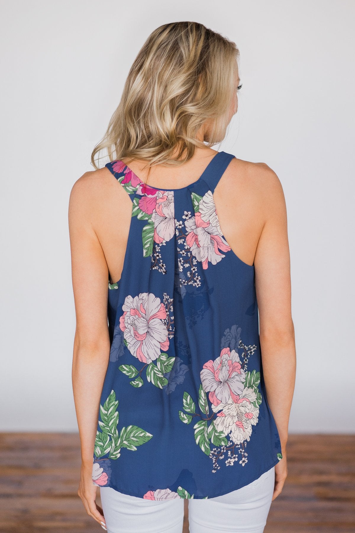 Royally Yours Floral Tank Top