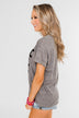 "Wife Life" Short Sleeve Top- Grey