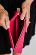Tassel Clutch- Fuchsia