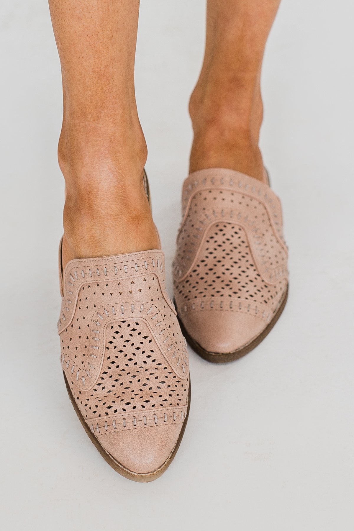 Not Rated Piyal Mules- Blush