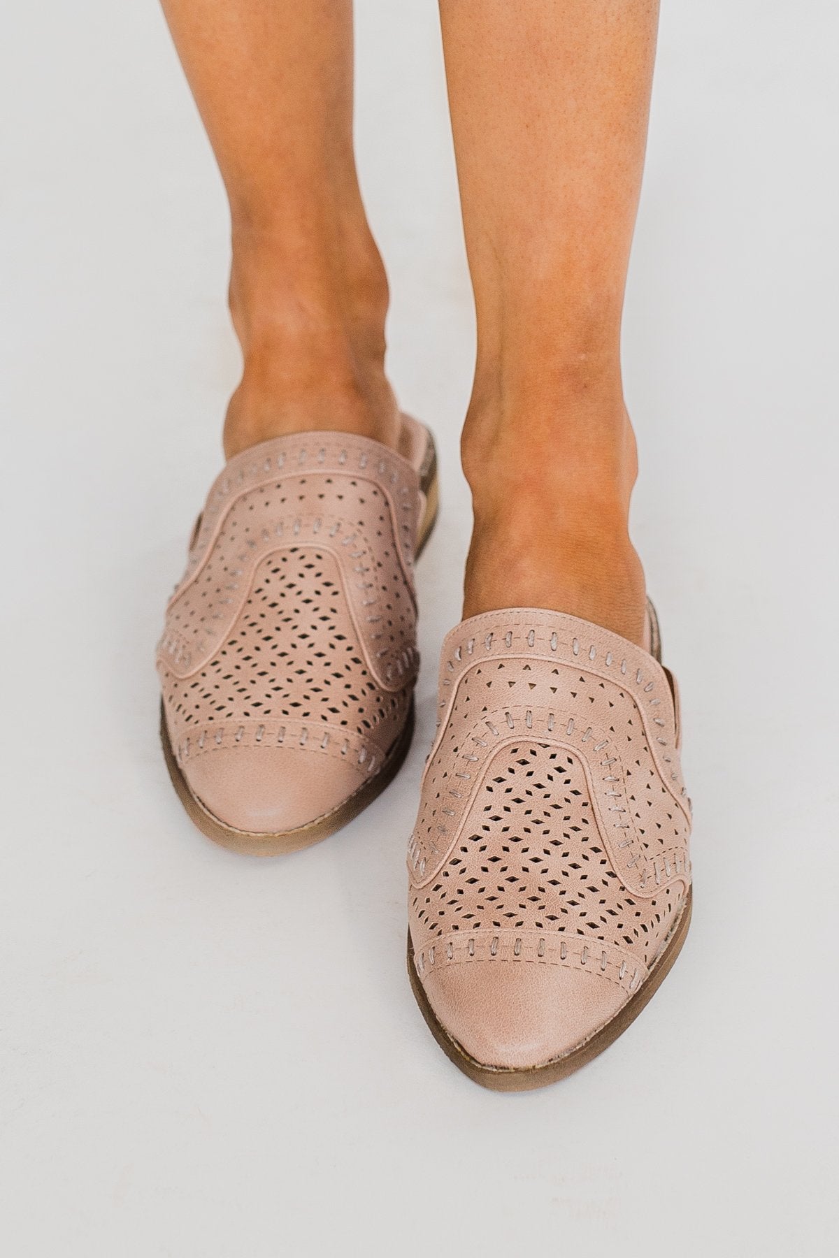 Not Rated Piyal Mules- Blush