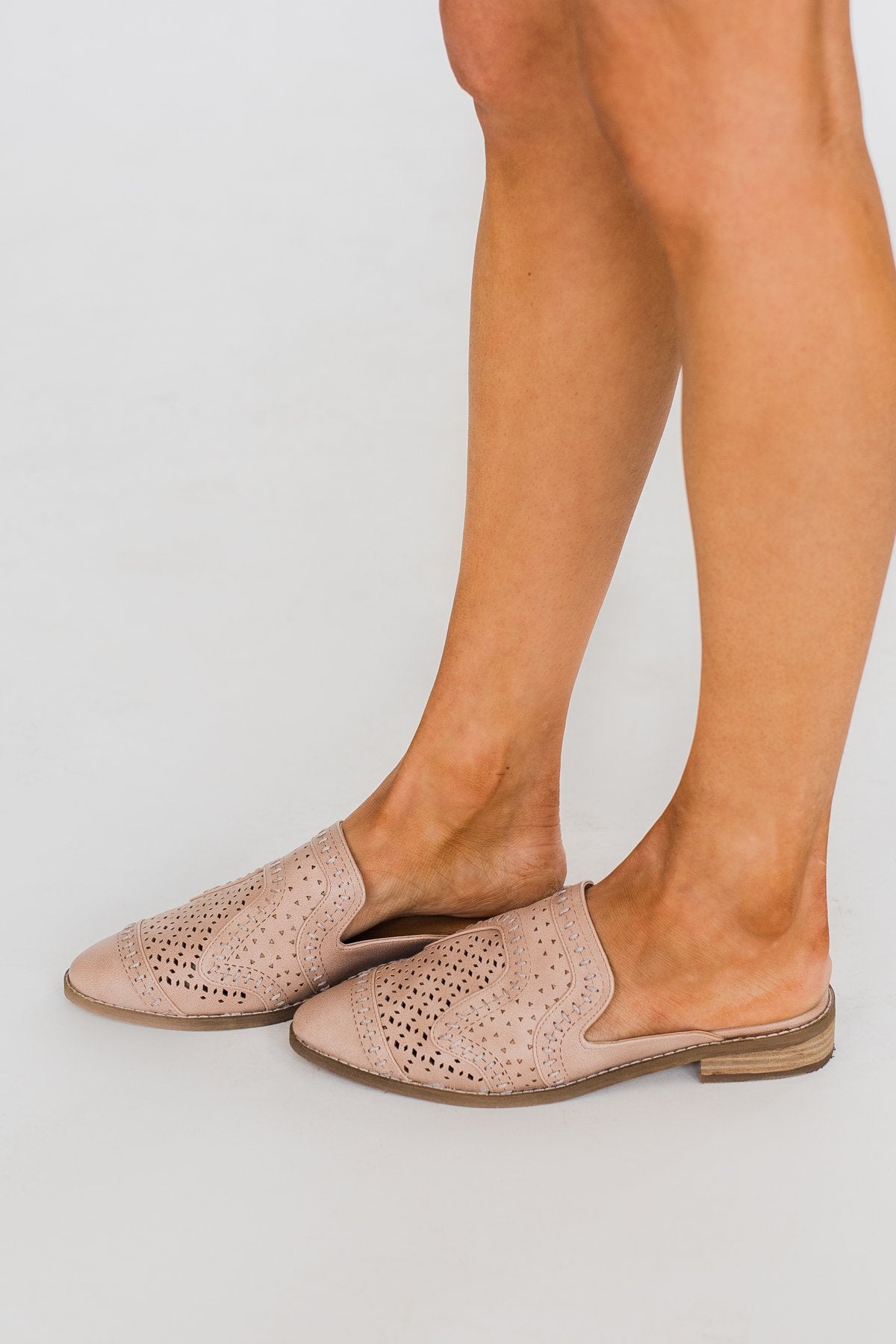 Not Rated Piyal Mules- Blush