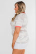 Take A Chance On Me Camo Top- Ivory