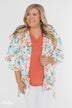 Sunshine In My Soul Floral Kimono- Ivory