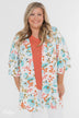 Sunshine In My Soul Floral Kimono- Ivory