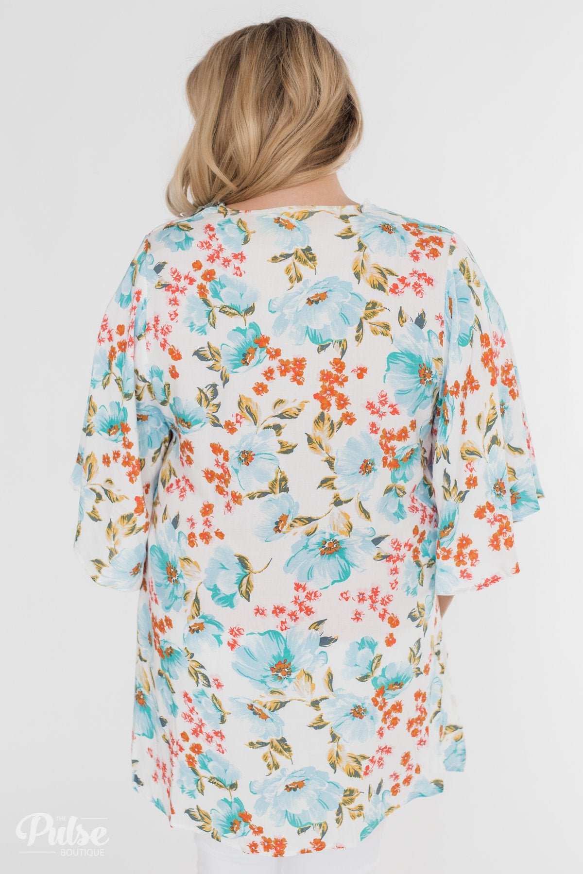 Sunshine In My Soul Floral Kimono- Ivory