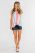 Walking On Sunshine Tie Tank Top- Rainbow