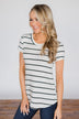 Back to the Basics Striped Top