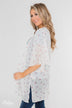 Light Spring Breeze Floral Kimono- Ivory