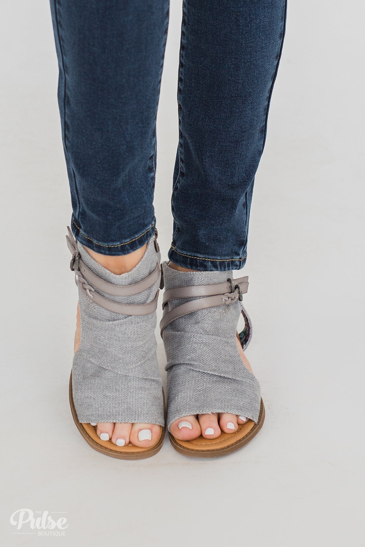Blowfish Blumoon Sandals- Smoke