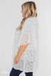 Light Spring Breeze Floral Kimono- Ivory