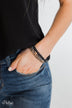 Only Chic Beaded Bracelet Set- Black & Gold