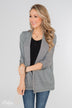 Back to Business Long Sleeve Blazer- Black
