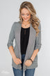 Back to Business Long Sleeve Blazer- Black