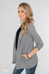 Back to Business Long Sleeve Blazer- Black