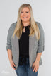 Back to Business Long Sleeve Blazer- Black