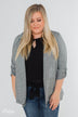 Back to Business Long Sleeve Blazer- Black