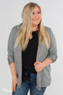 Back to Business Long Sleeve Blazer- Black