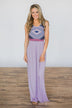 Looking for Love Lavender Maxi Dress
