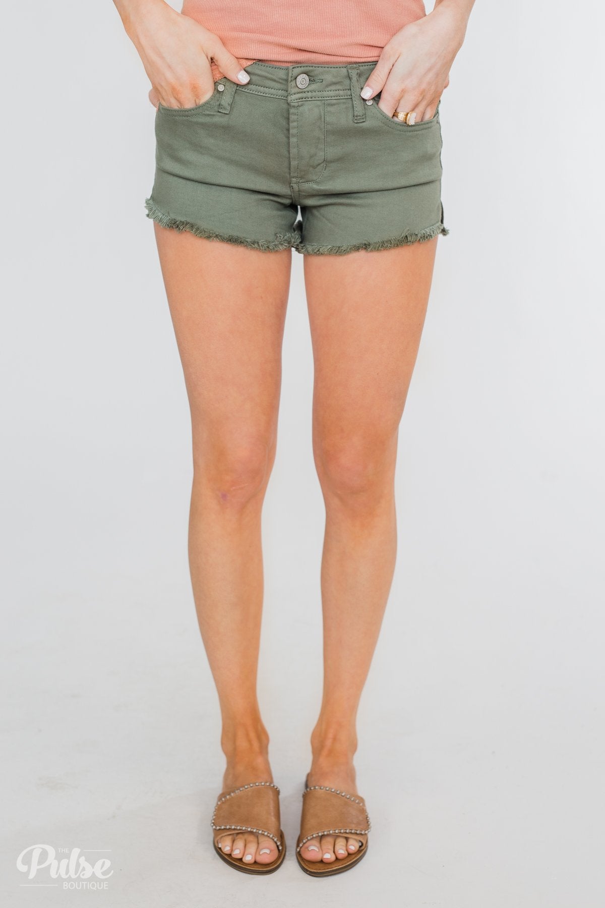 Celebrity Pink Shorts- Olive
