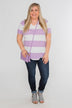 Spotted Crossbody Handbag- Lavender