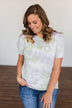 You Are My Only Tie Dye Top- Lavender, Green, & Ivory