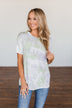 You Are My Only Tie Dye Top- Lavender, Green, & Ivory