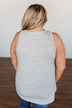 Discover Your Journey Leopard Tank Top- Light Grey