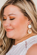 Darling Dangle Earrings- Cream & Natural