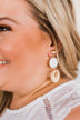 Darling Dangle Earrings- Cream & Natural