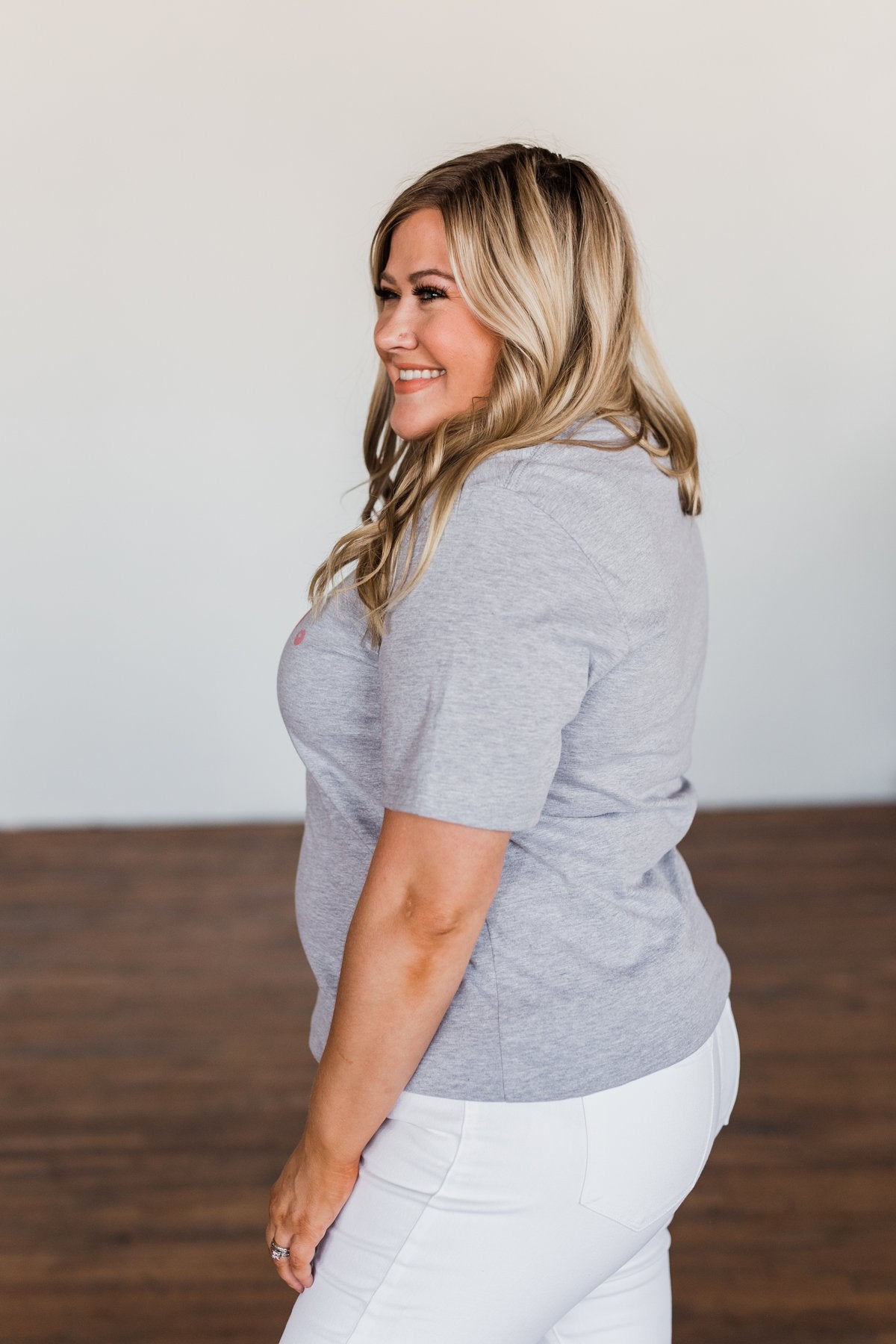 "Mrs." Graphic Tee- Grey