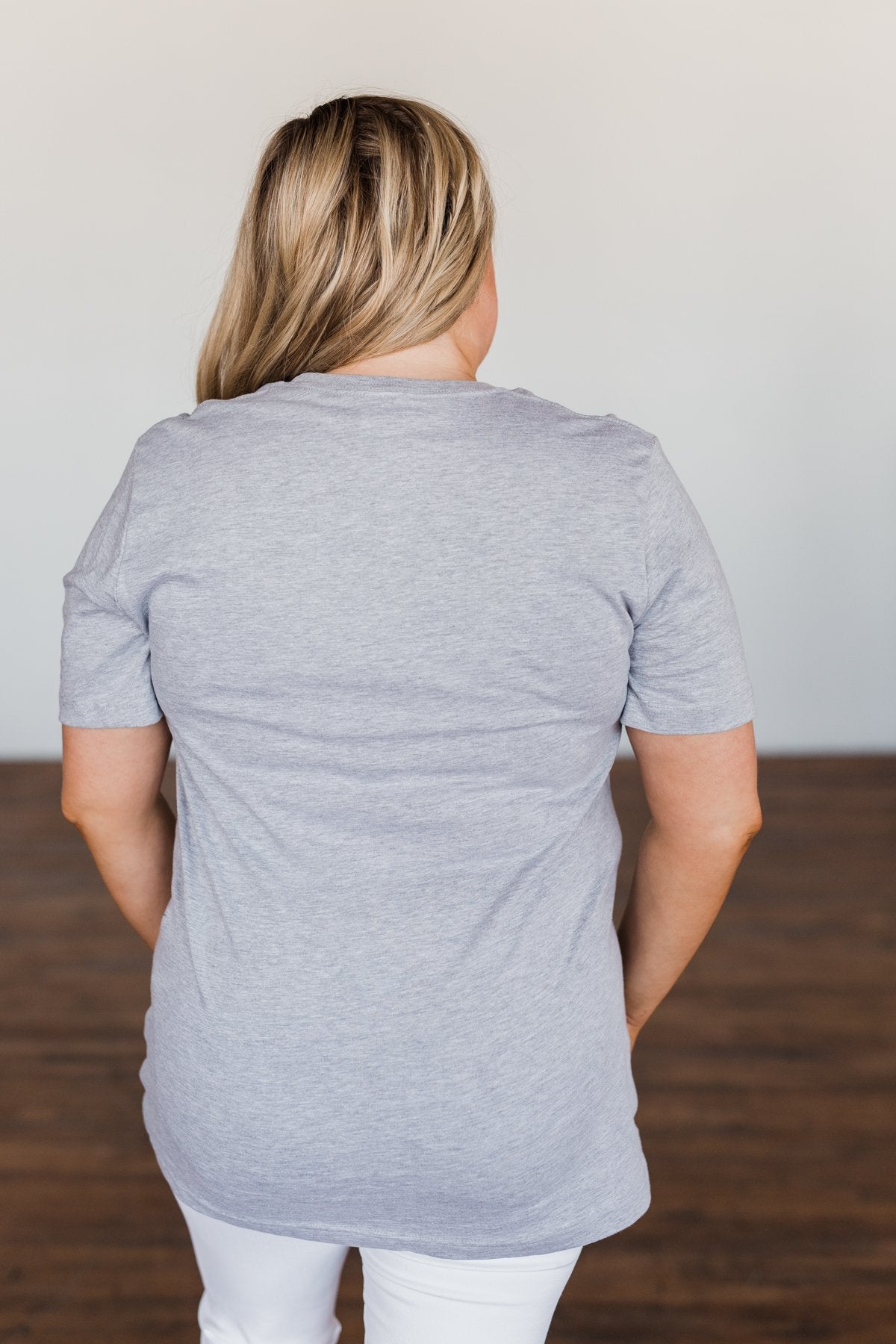 "Mrs." Graphic Tee- Grey