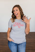 "Mrs." Graphic Tee- Grey