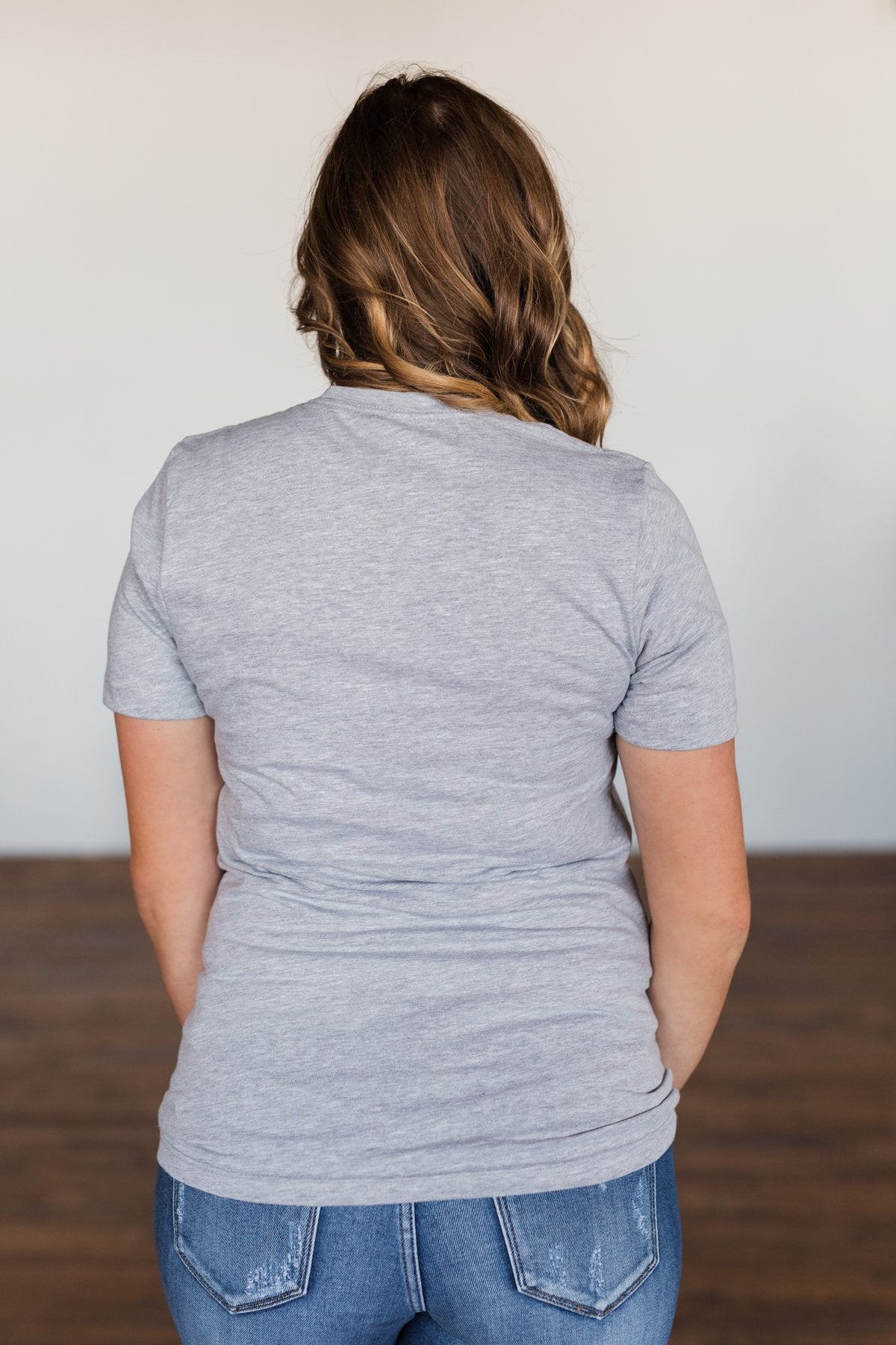 "Mrs." Graphic Tee- Grey
