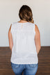 Something Like That Sleeveless Blouse- White