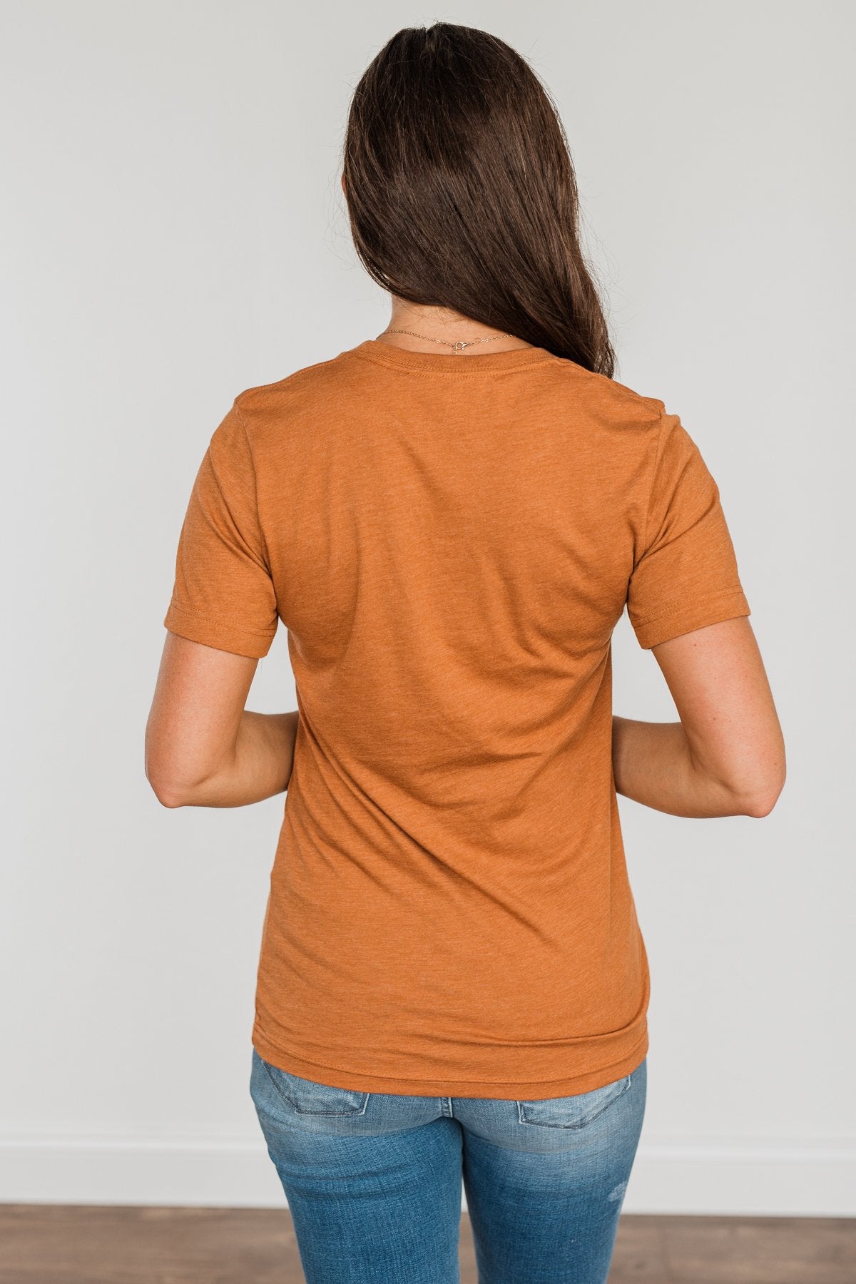 "Pumpkin Patch, Pick Your Own" Graphic Tee- Copper