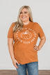 "Pumpkin Patch, Pick Your Own" Graphic Tee- Copper