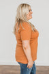 "Pumpkin Patch, Pick Your Own" Graphic Tee- Copper