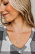 Shine Like A Gem 3 Piece Necklace Set- Silver